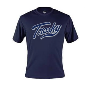 Trosky script logo short sleeve dry-fit t-shirt
