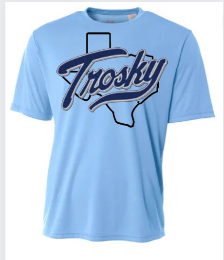 Columbia Blue Trosky Texas Logo T-shirt cotton