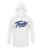 Light weight T-Shirt hoodie with navy trosky logo